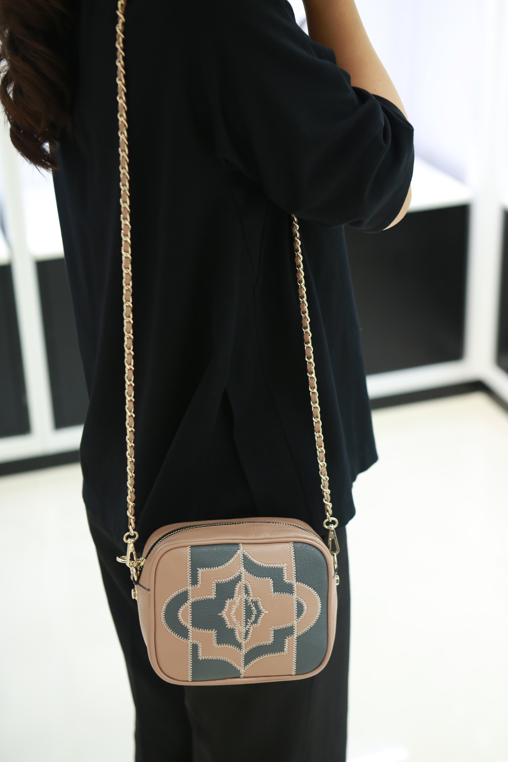 New Oyani Taylor Patch Mini Back Dusty Rose O7FBCB