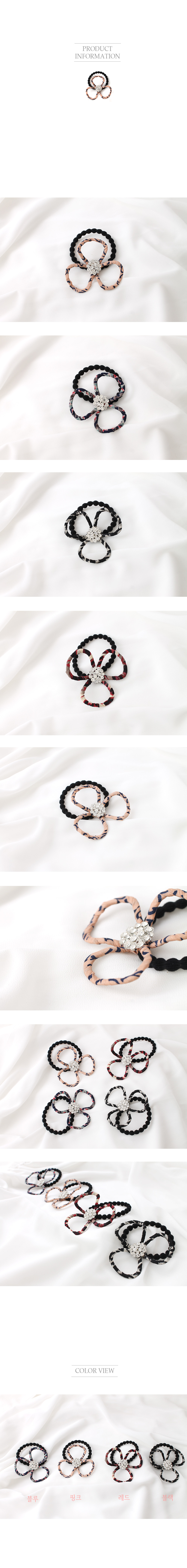 Flower hair Hair lady pretty Cubic string Rubbery 