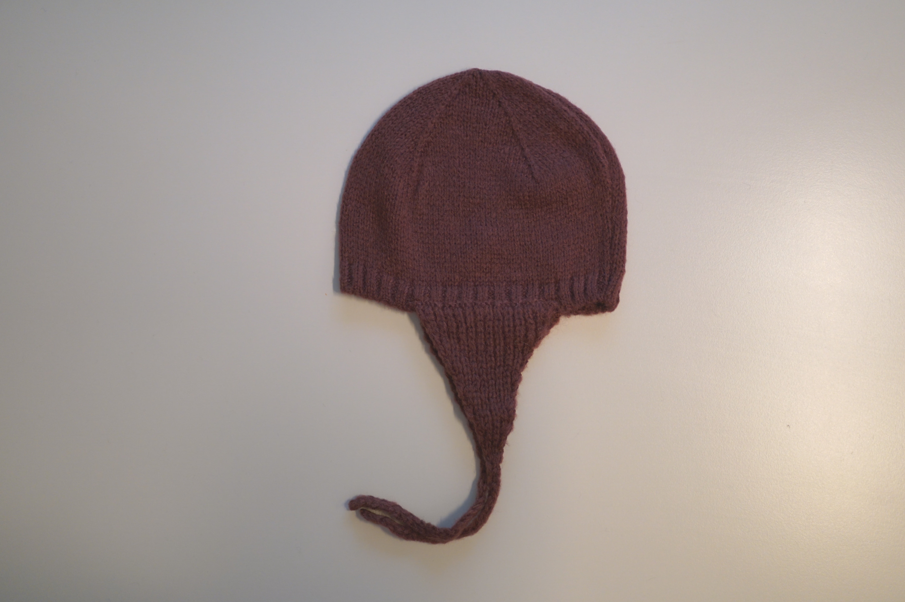 Baby cape cap st knit bonnet 5color infant earplug