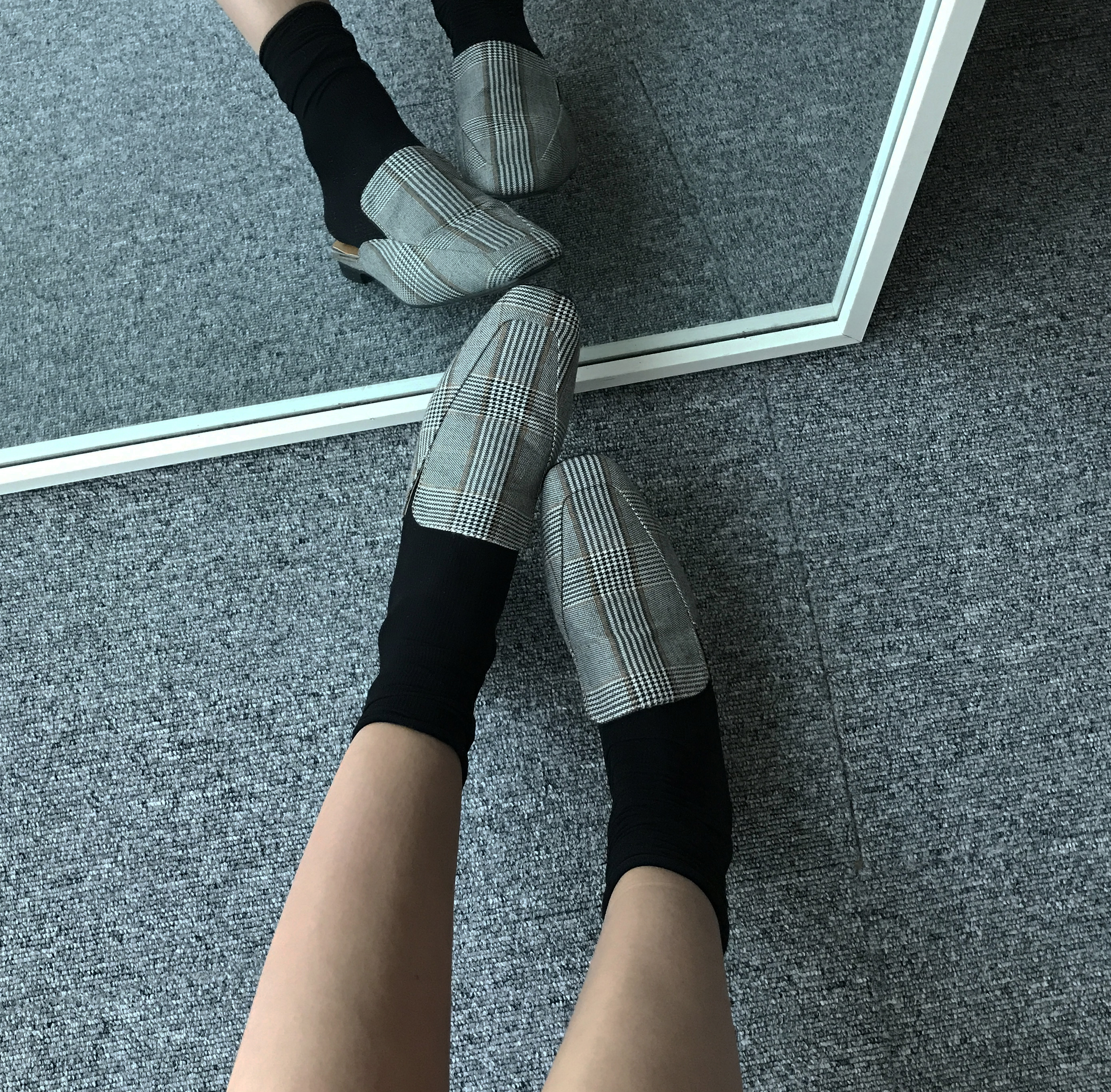 New Autumn Check Blotter Good Matching Minimal Cla