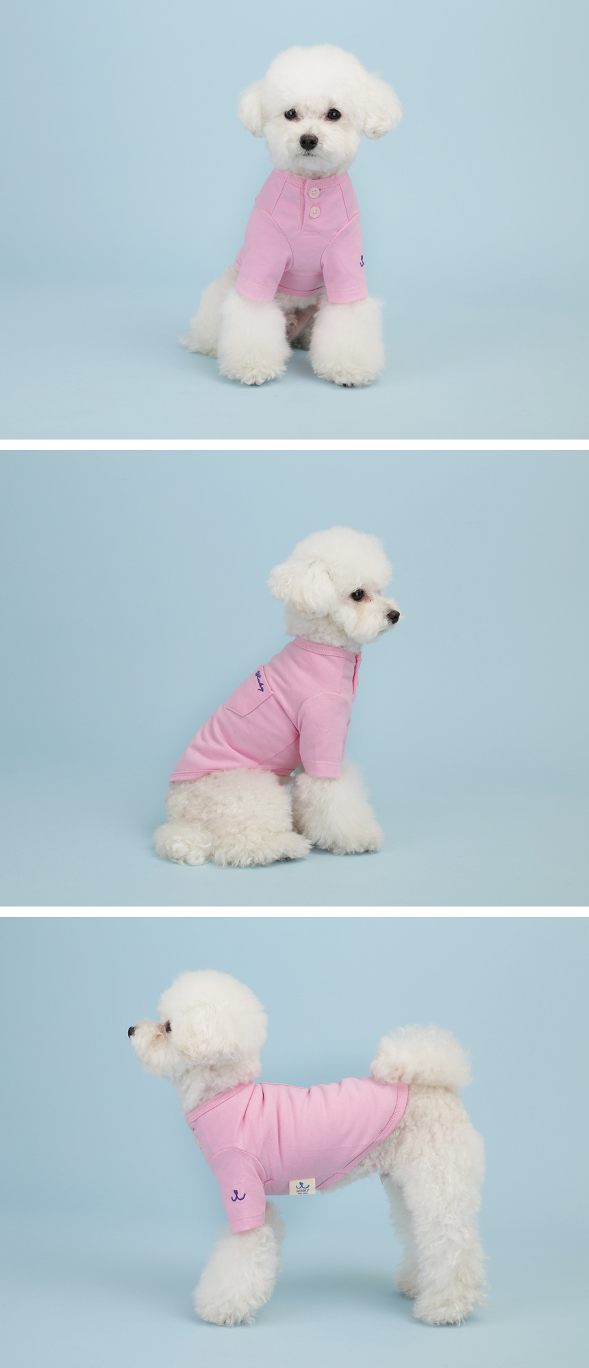 NEW DOG FASHION 10 Pocket Polo T-Shirts Winky pret