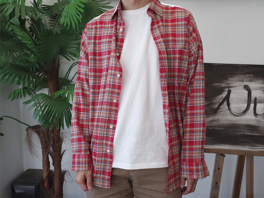 Women Blouses Autumn Woman Over Buffet Check South