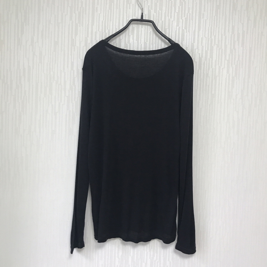 Round long sleeve basic T-shirt inner girl