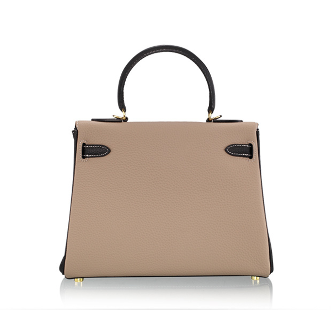 New Women's Bags Natural Cowhide Two-tone Kelly