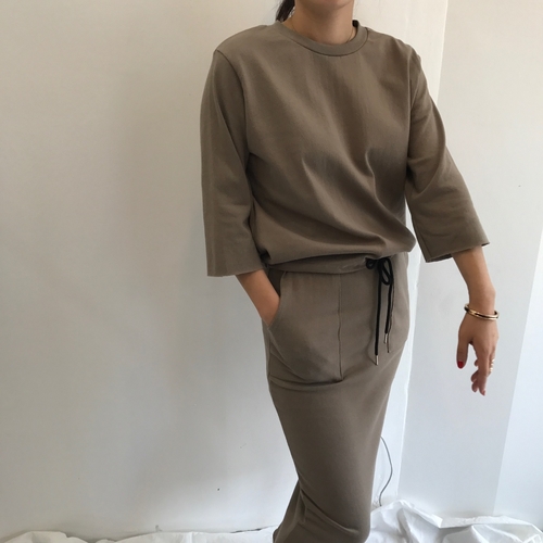 Cotton training set top and bottom set 10 teenager