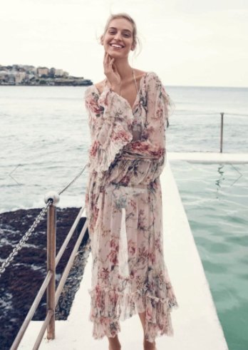 New Women Dress Zimmerman Mercer Flower Dress