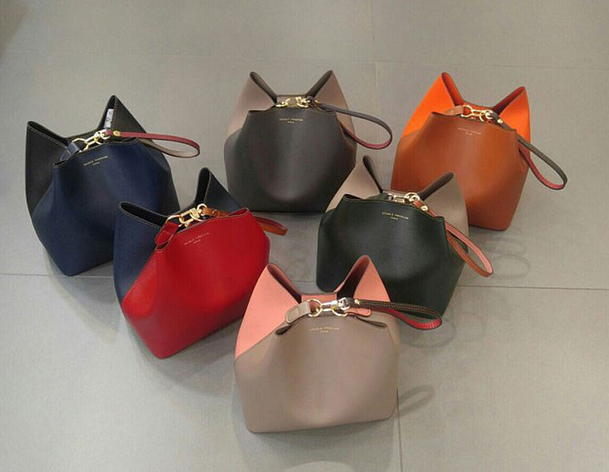 New tweed color bucket bag daily bag recommendatio