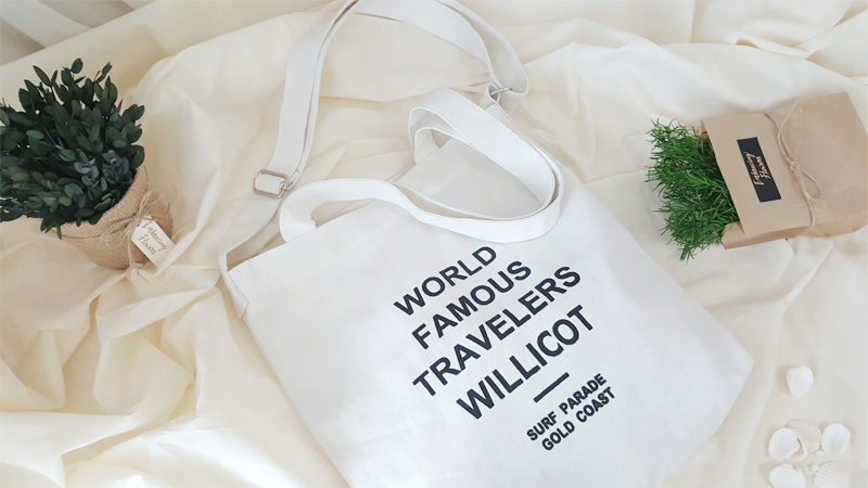 Unisex college student canvas tote shoulder eco ba