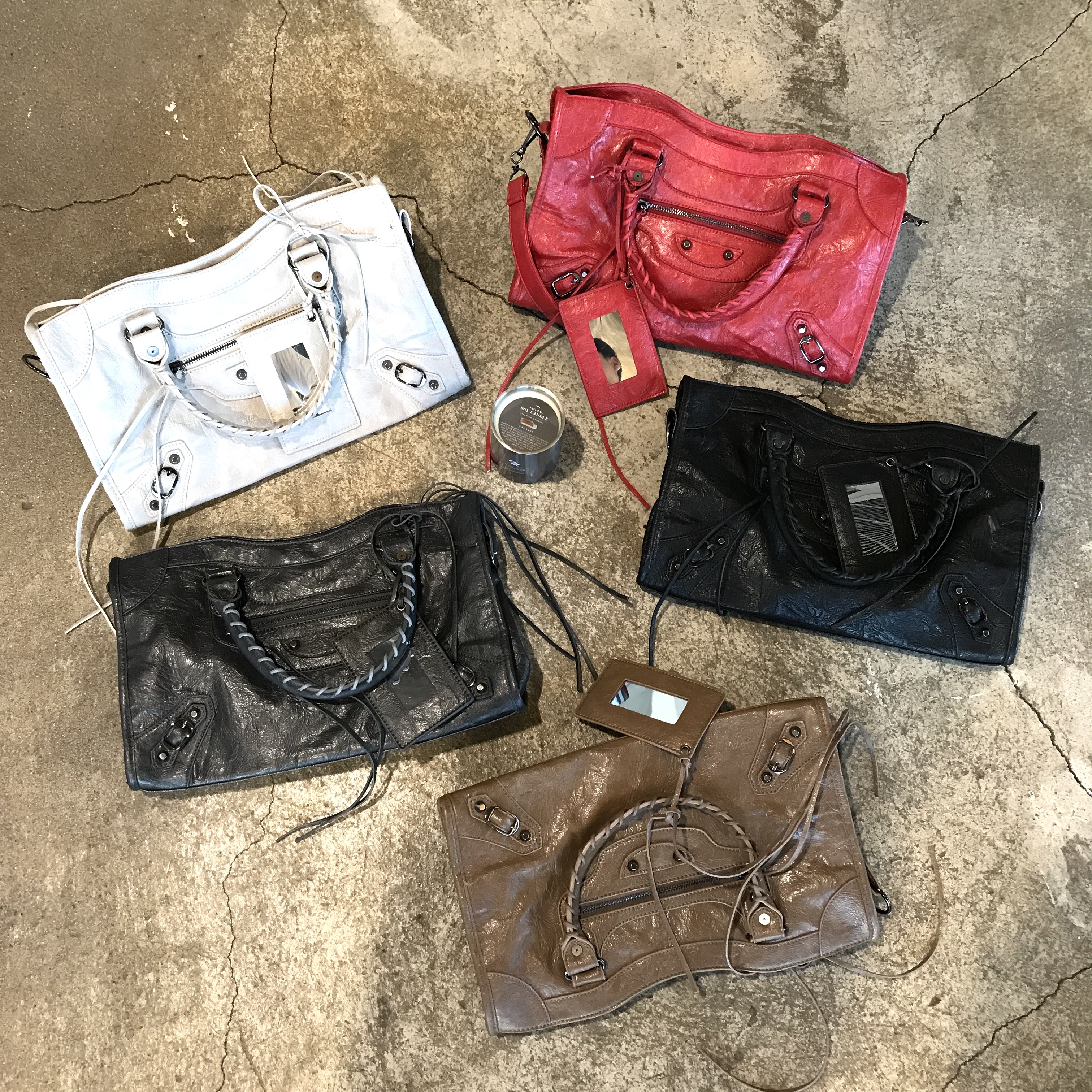 New Women's Bags HANDOID MIDDLE MOTOR BAG 19col