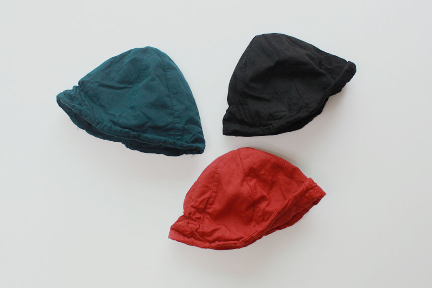 Child Toddler Hat Short Tang Teal, Brick, Black Ki