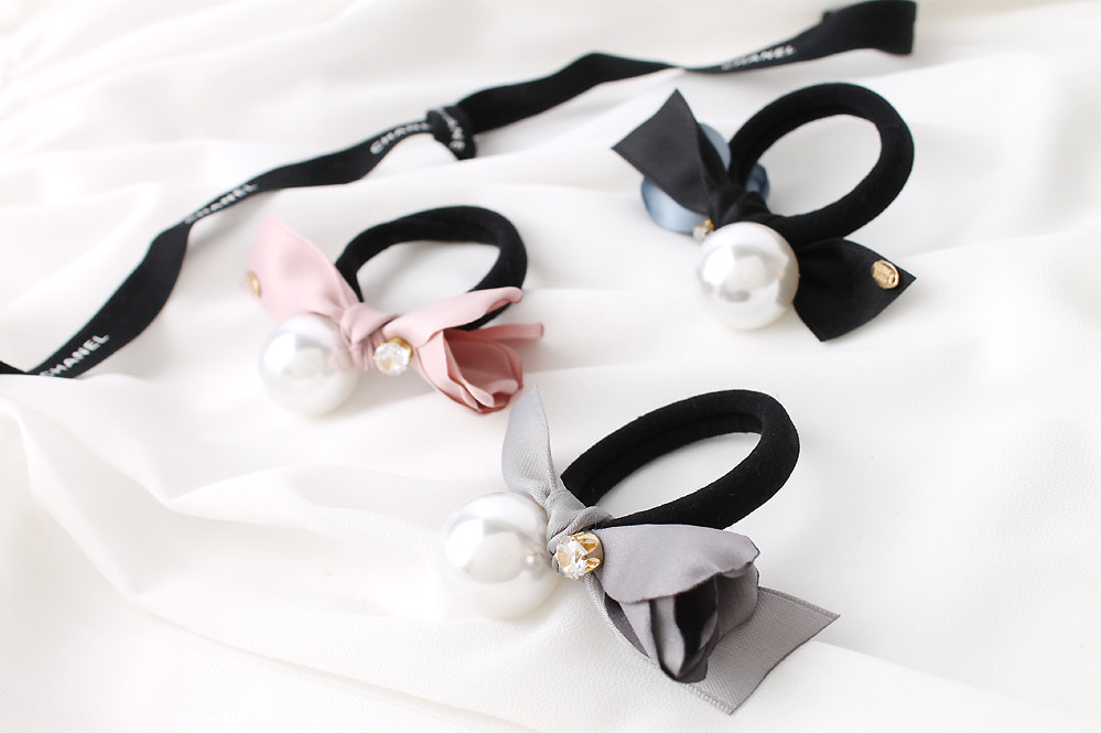 Gift point Ribbon Hair strap Hair strap Lovely CUT