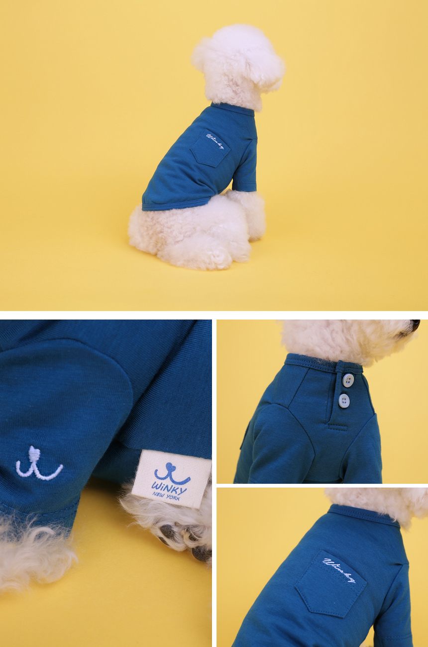 NEW DOG FASHION 10 Pocket Polo T-Shirts Winky pret