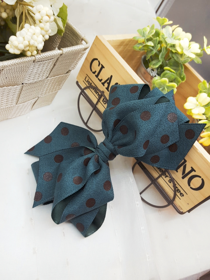 NEW HAIR CLIP HOOP handmade pin-up ribbon pin hair