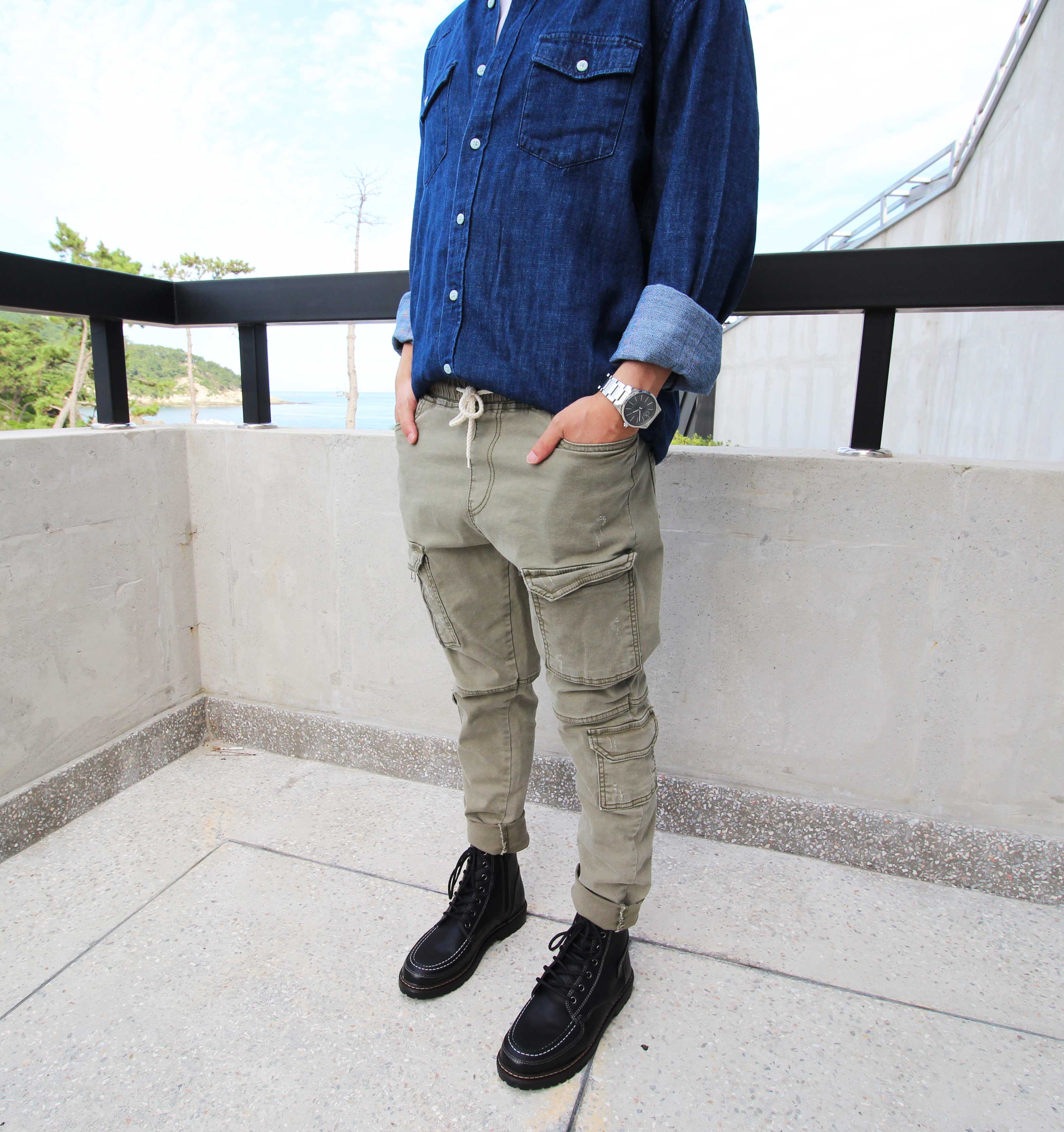 NEW MEN WALLKER BOOTS Men's Quilted Leather Wal