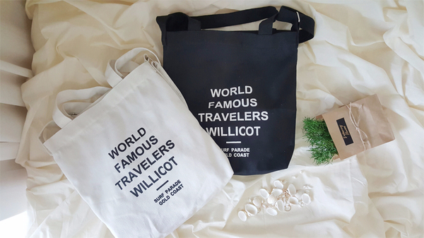 Unisex college student canvas tote shoulder eco ba