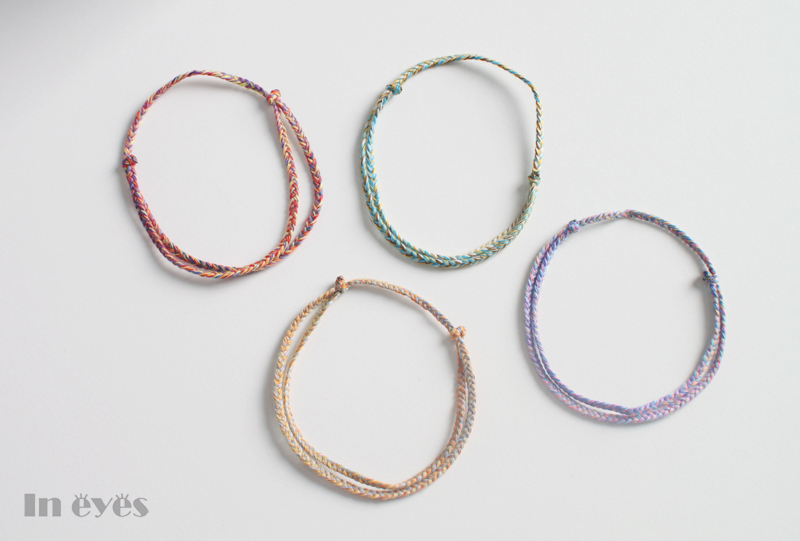 New Inaizu rainbow bracelet bracelet simple afford