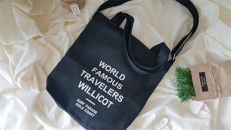 Unisex college student canvas tote shoulder eco ba