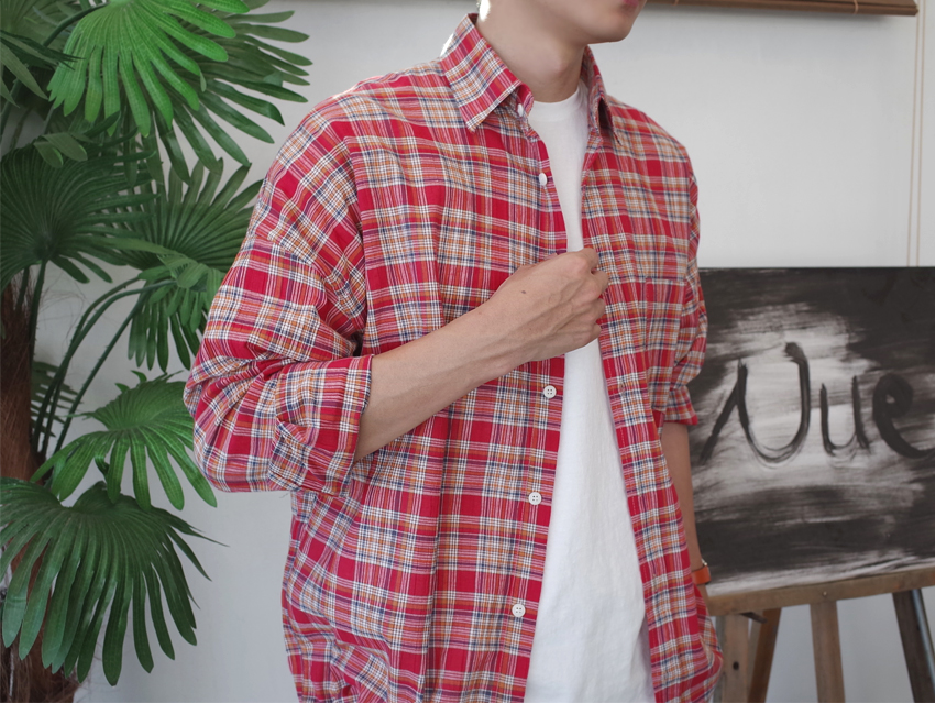 Women Blouses Autumn Woman Over Buffet Check South