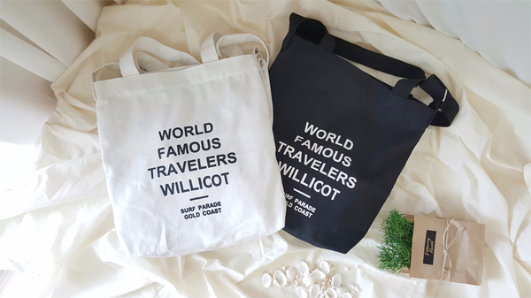 Unisex college student canvas tote shoulder eco ba