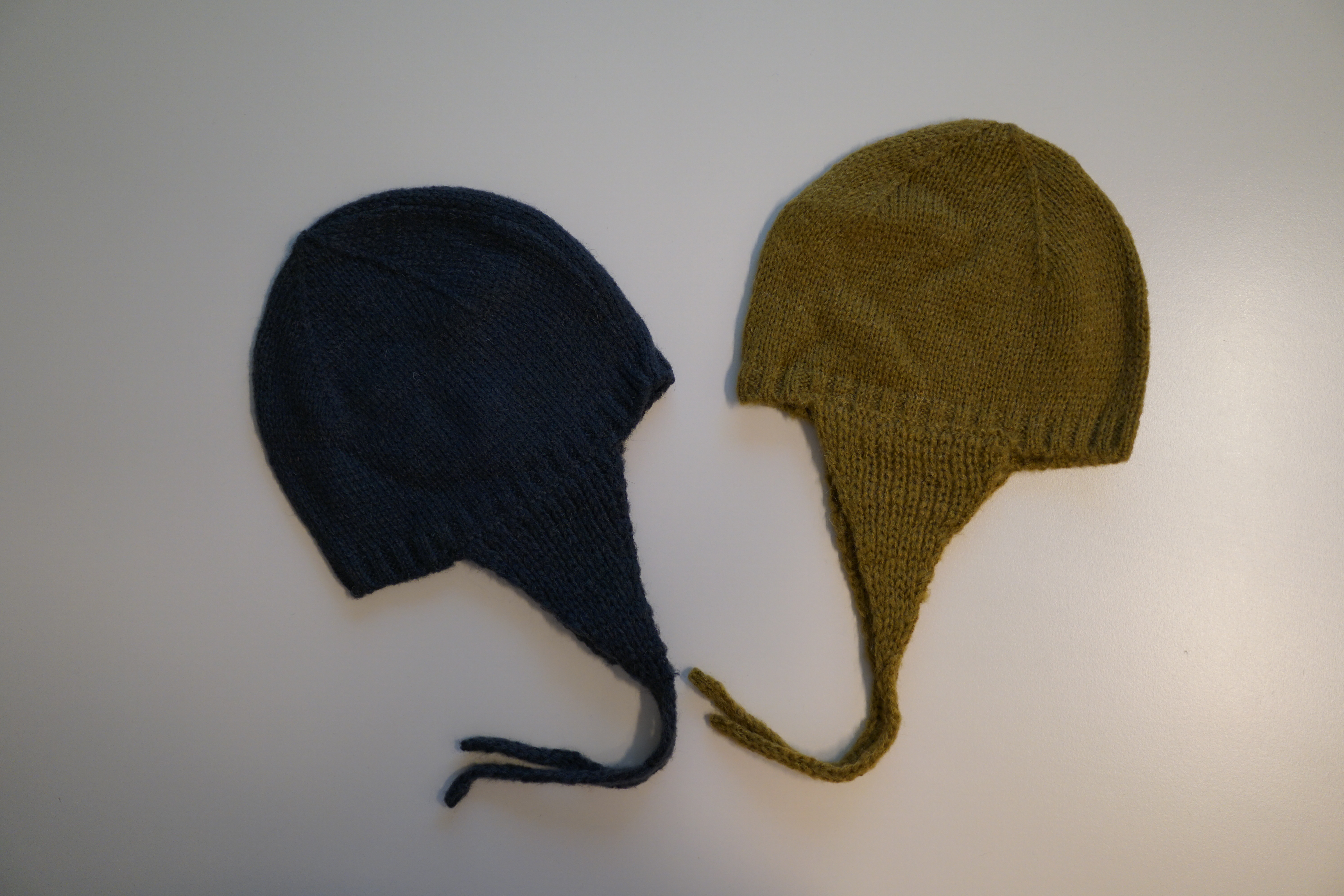 Baby cape cap st knit bonnet 5color infant earplug