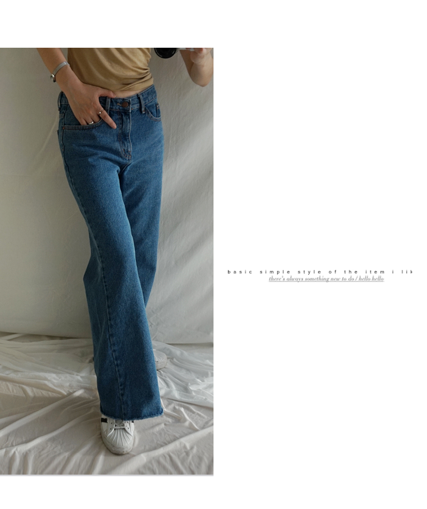 Women Jeans Pants Skirts Wide Boots Cut Denim Pant