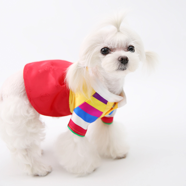NEW DOG FASHION DOG Puppy Hanbok Dog Dress One-Pie
