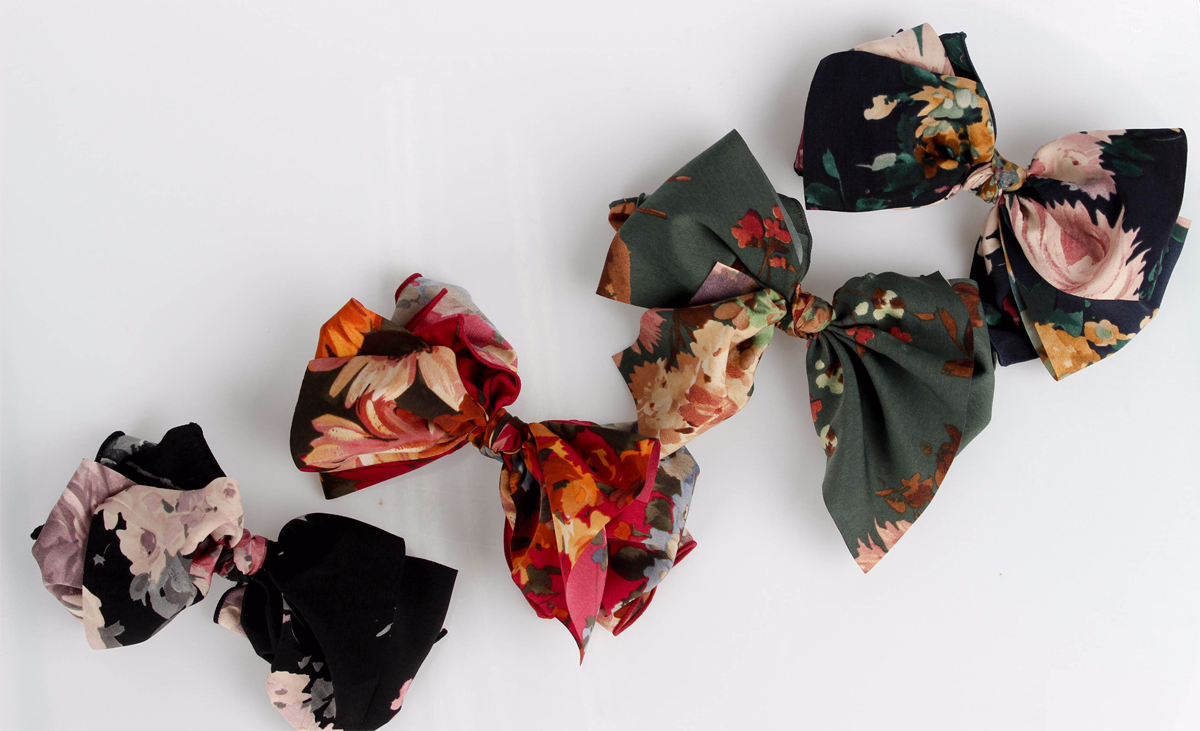 New Autumn flower ribbon pin LOVELY Wisteria items