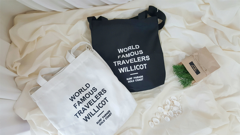 Unisex college student canvas tote shoulder eco ba