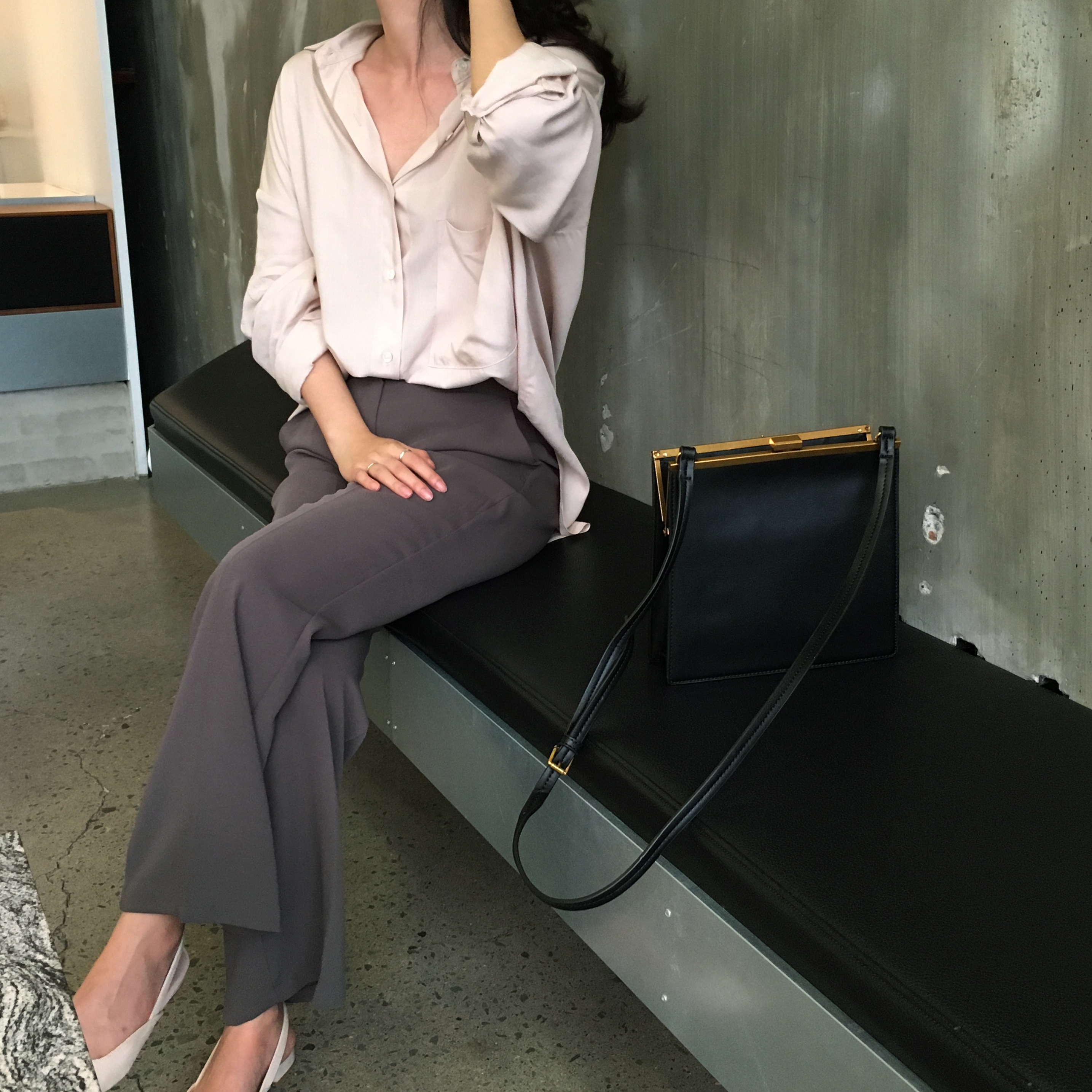 New Women's Pants Long Semi Boots Cut Charlotte