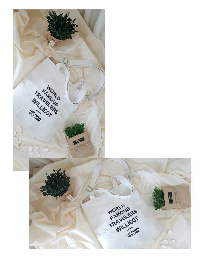 Unisex college student canvas tote shoulder eco ba