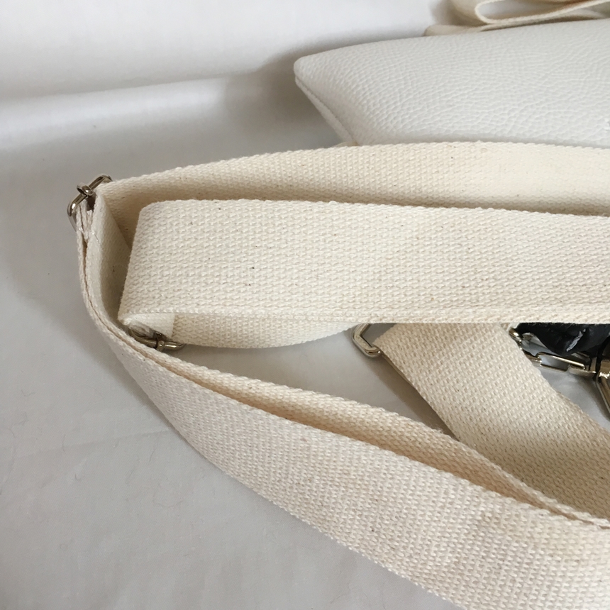 New Leather Strap Mini Clutch Black, White, Camel,