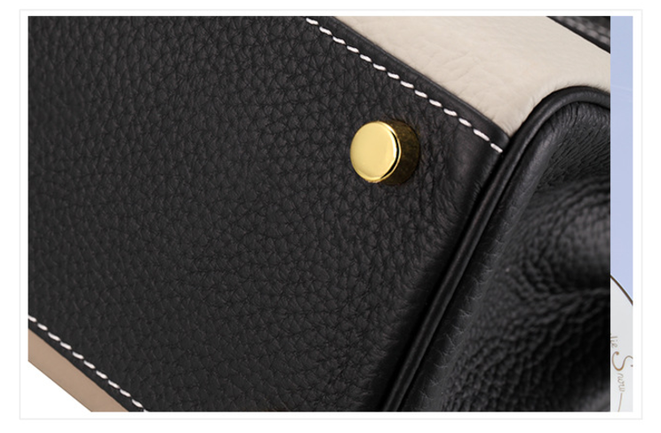 New Women's Bags Natural Cowhide Two-tone Kelly