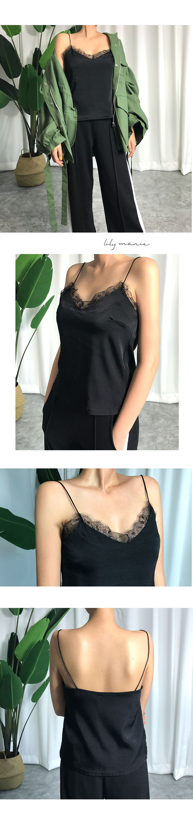 Lace Silk Bustier Nashi Adult Look Chic Style