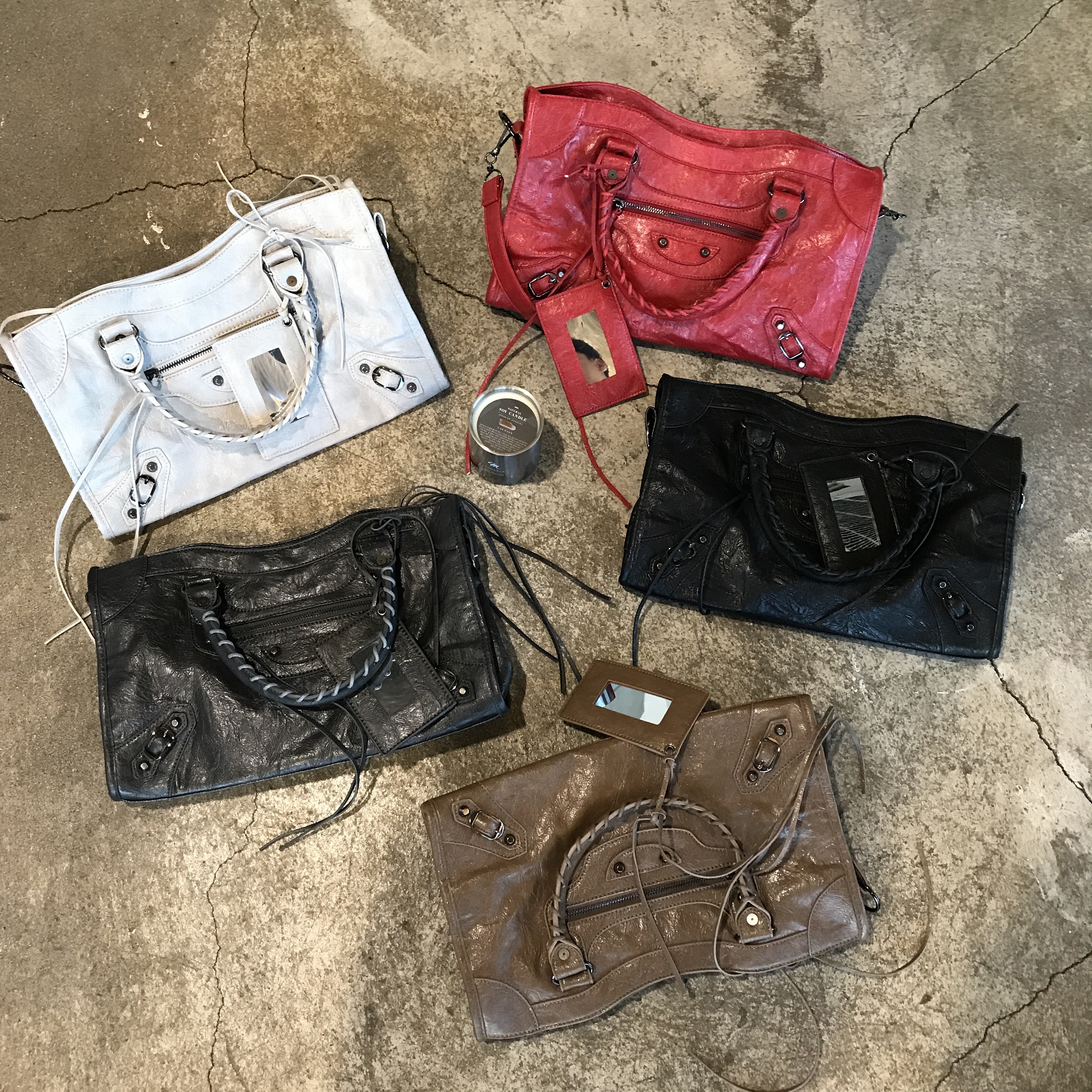 New Women's Bags HANDOID MIDDLE MOTOR BAG 19col