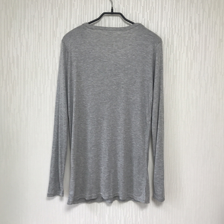Round long sleeve basic T-shirt inner girl