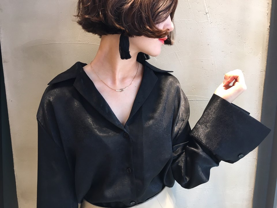 NEW FASHION LADY GIRL Blouse Free Shipping Silky B