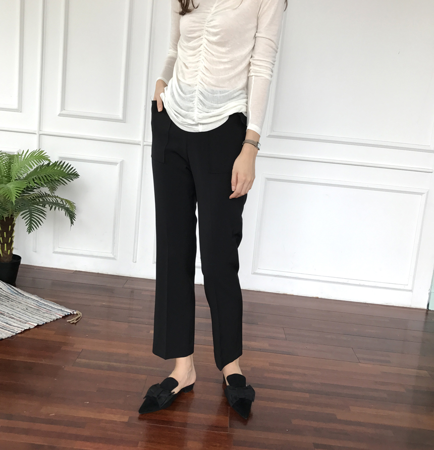 New Women's Pants Square Pocket Date Fit Fall S