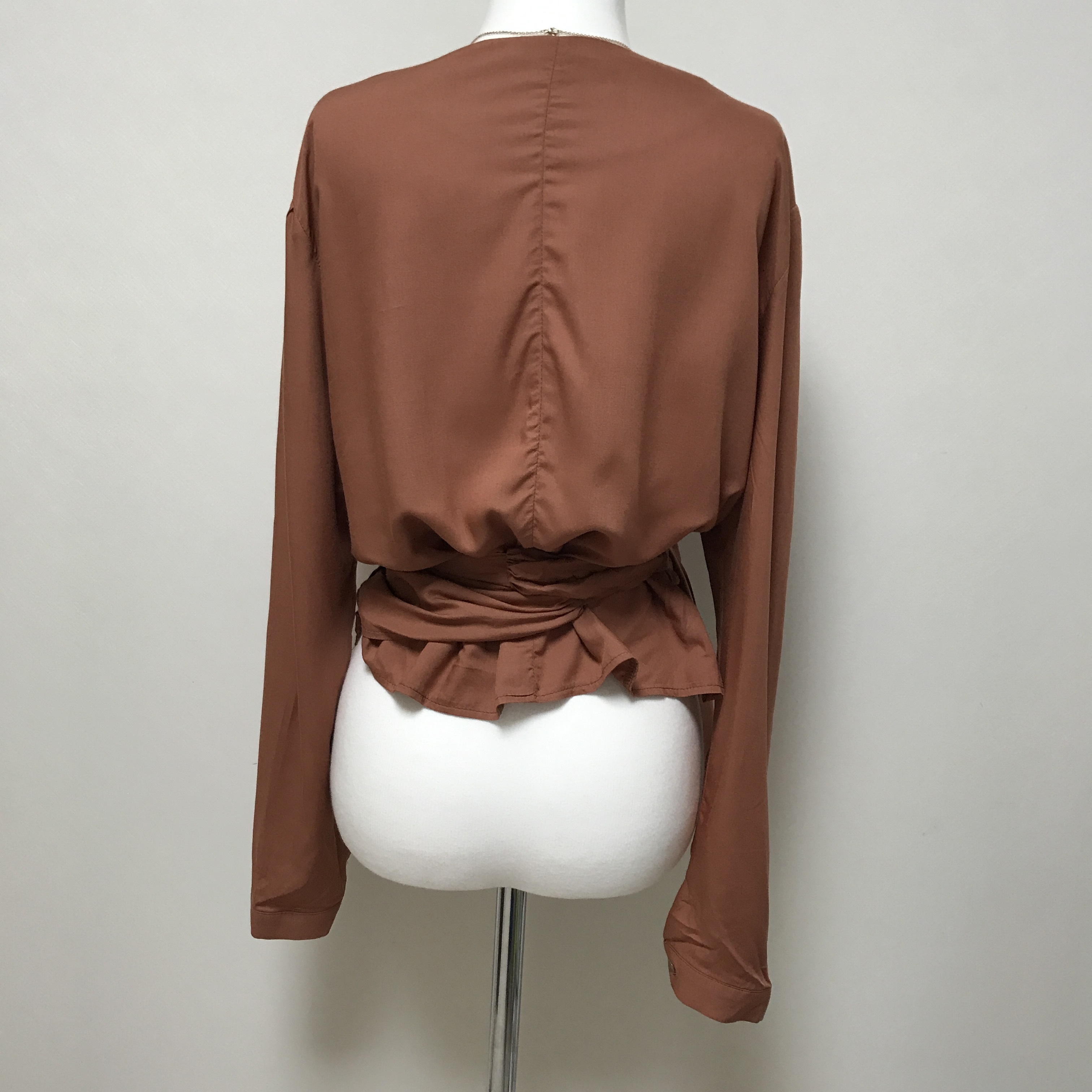 NEW FASHION LADY GIRL Blouse Feminine Wrap Blouse 