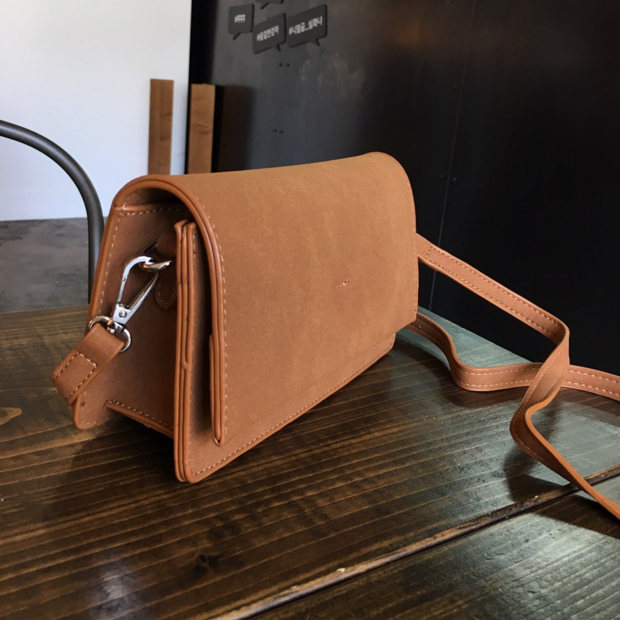 New Simple Mini Cross Back Bag Cute Girl Back Coat