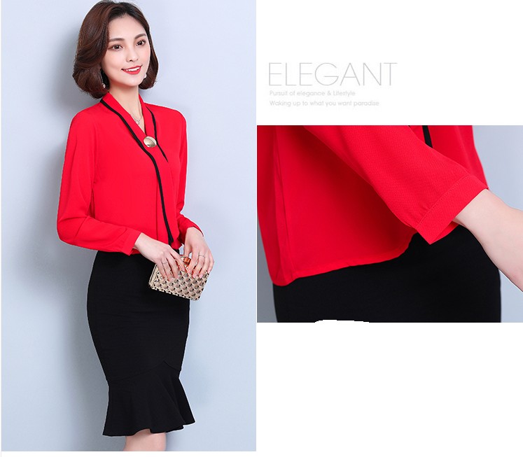 NEW FASHION LADY GIRL Blouse Big gold modern blous