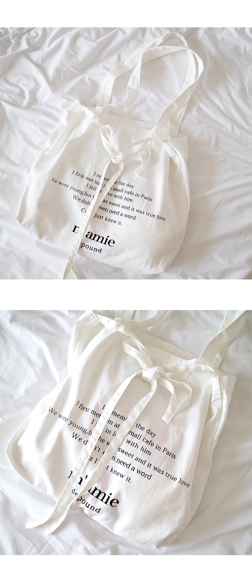 Kids' memorable linen eco bags 3color bags autu