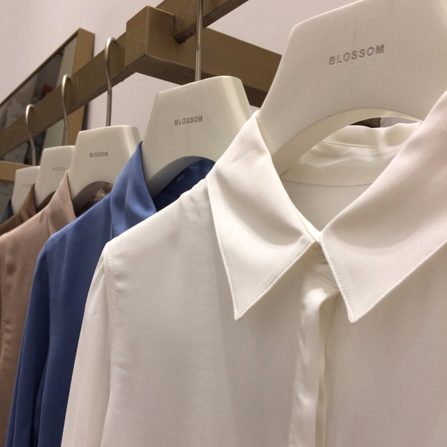 Blossom Martini Shirts 20s Women's Fall Tencel 