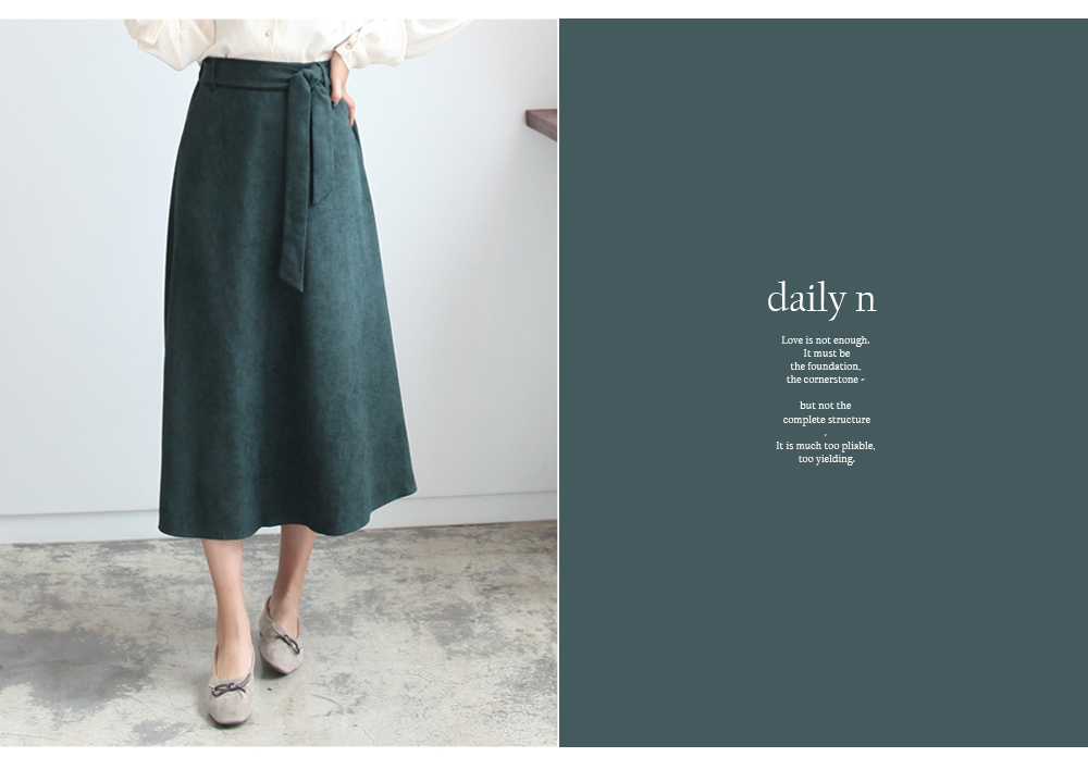 Knicks A line bending long skirt 30s female flare 