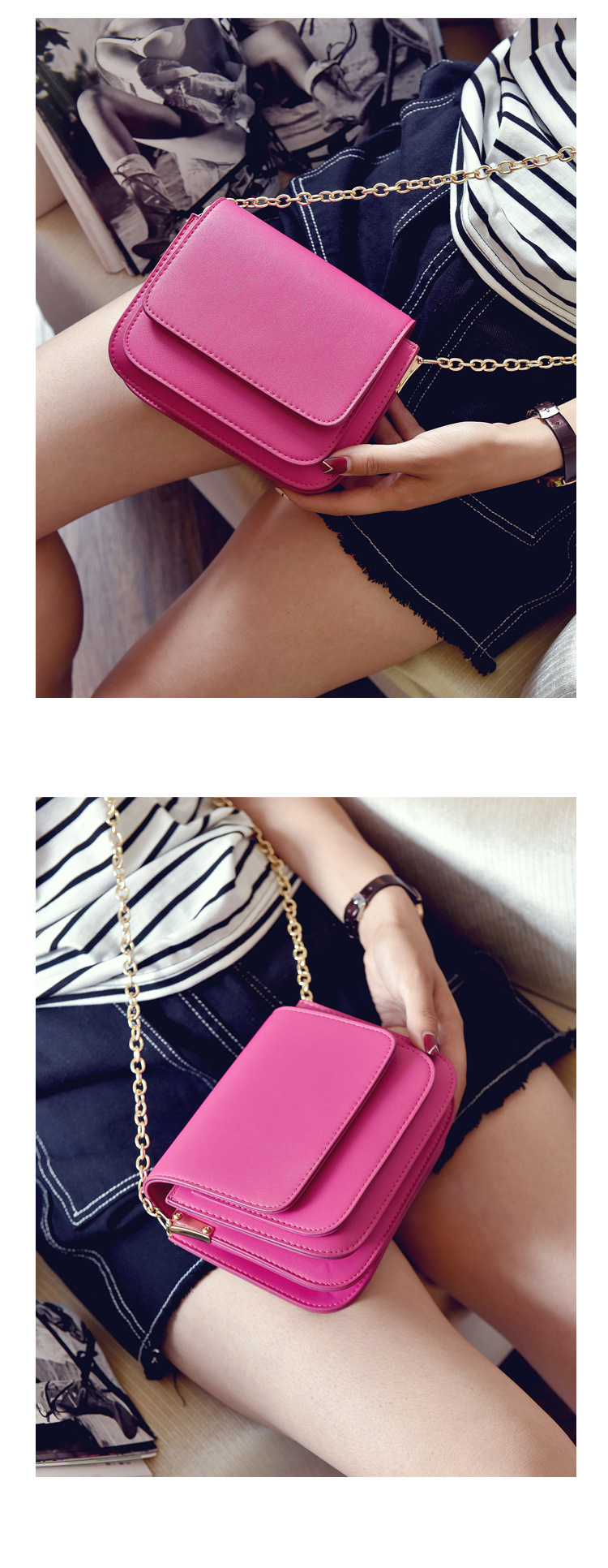 New cross-chain mini bag 20 pretty ladies three-wo