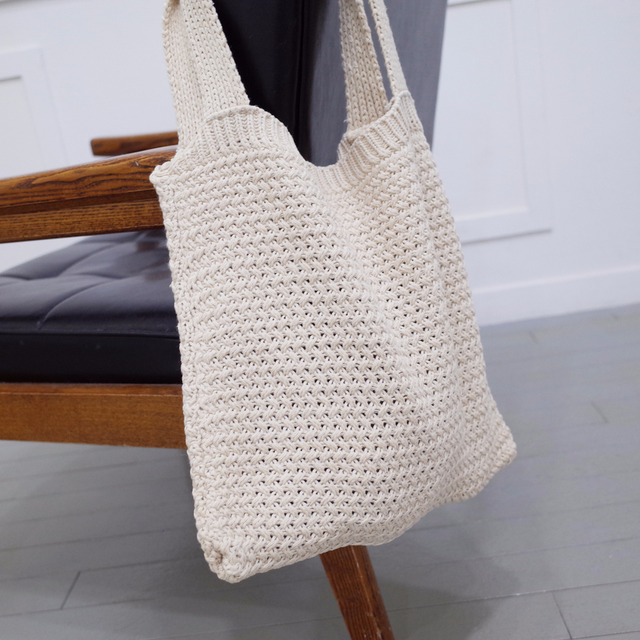 NEW ECO BAG knit eco bag natural fashion casual au