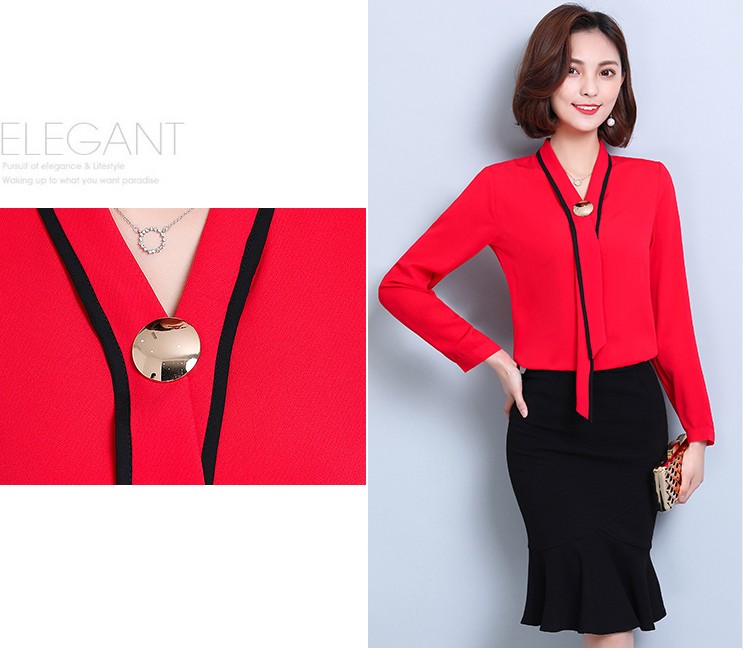 NEW FASHION LADY GIRL Blouse Big gold modern blous