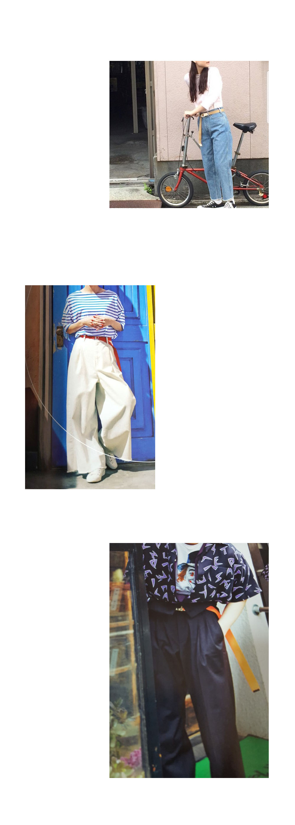 NEW MEN FASHION BELT 9color Cotton D-ring Long Bel