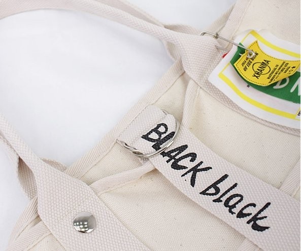 NEW ECO BAG Same day shipping Black Label Canvas E