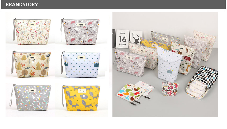 New Waterproof Cosmetic Sanitary Pouch Travel Char