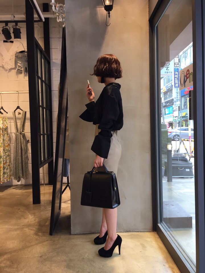 NEW FASHION LADY GIRL Blouse Free Shipping Silky B